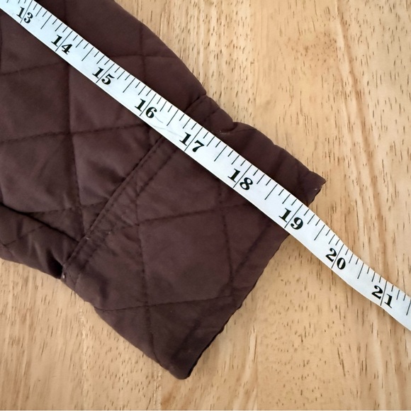 Ashley Outerwear Brown Quilted Utility Shacket 8 Oversized Gorpcore Normcore - Picture 8 of 10